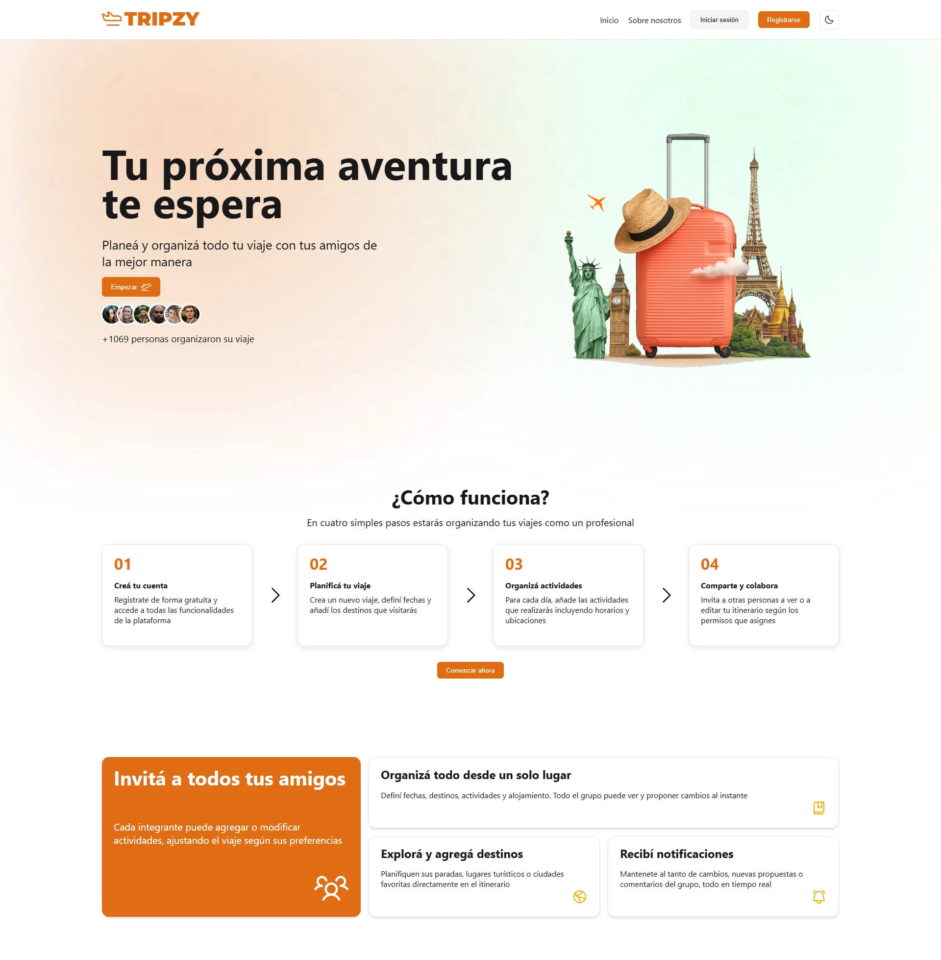 Imagen del proyecto Tripzy