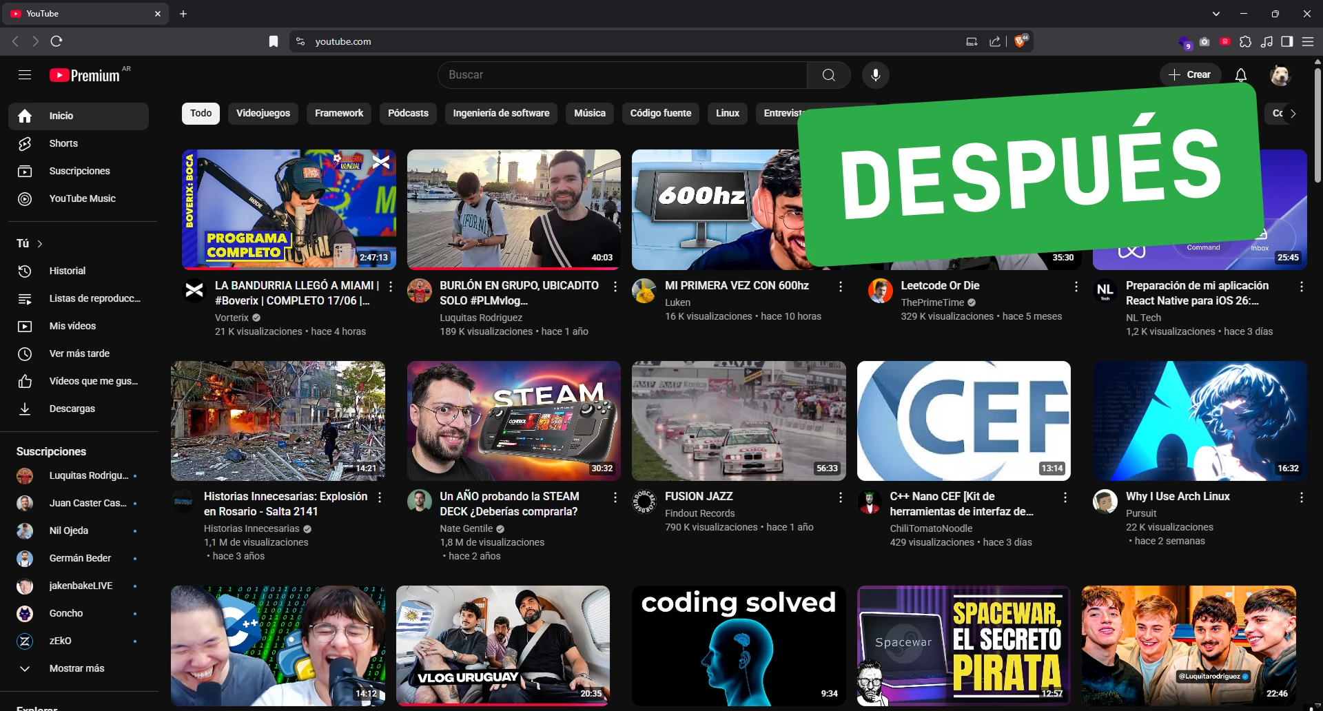 Imagen del proyecto YT Layout Customizer